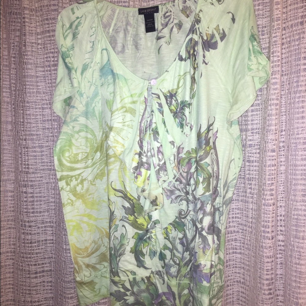 blouse with ruffles